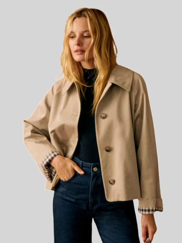 Sezane Bobby Jacket Light Beige