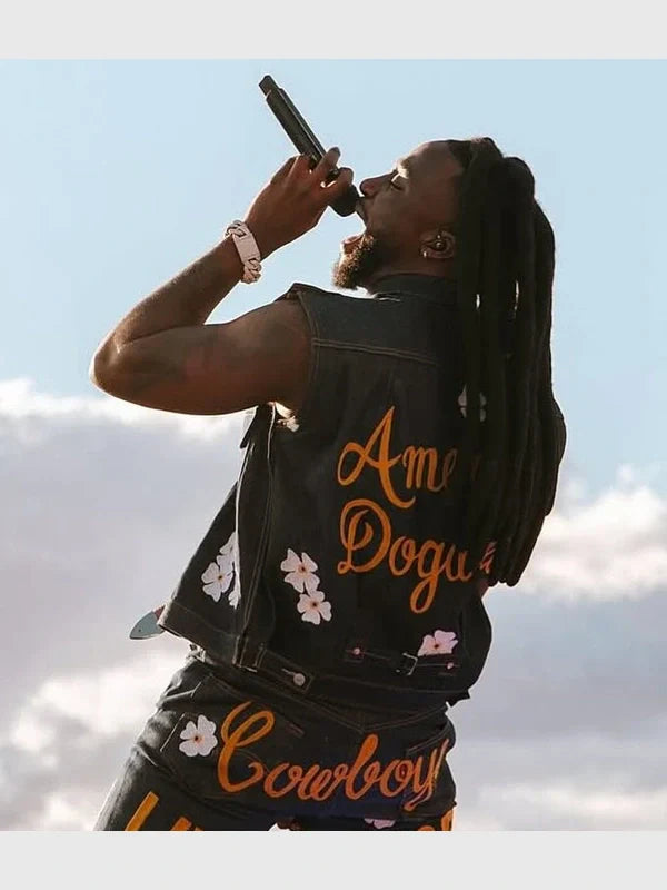 Shaboozey American Dogwood Denim Vest