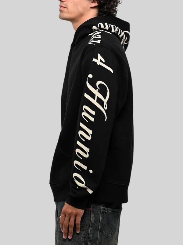 Shaka Wear x 4Hunnid Hoodie Black