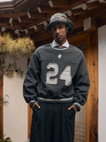 Shinzo Futtoboru 24 Jersey Crewneck Black