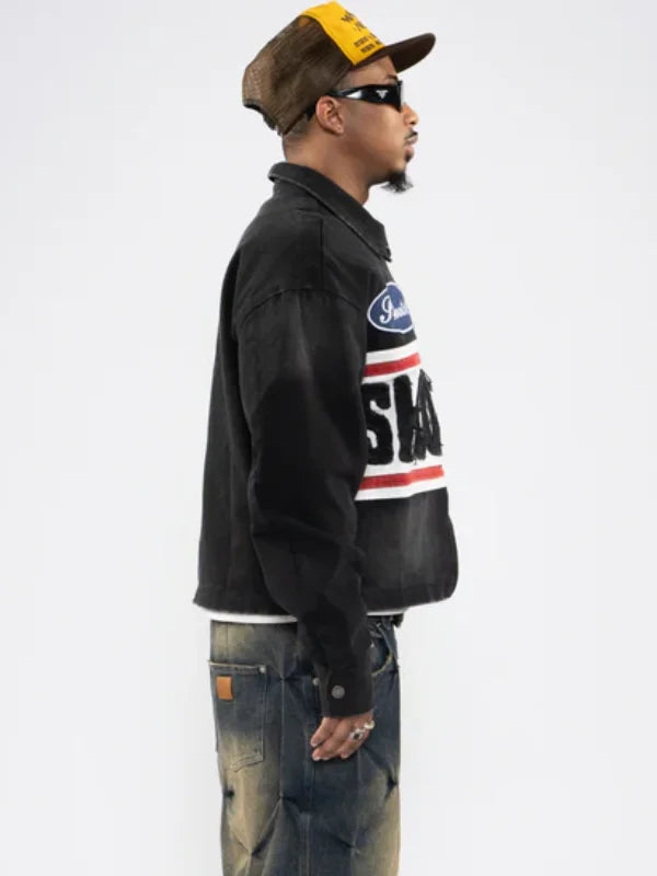 Shoot1st Canvas Work Jacket Black