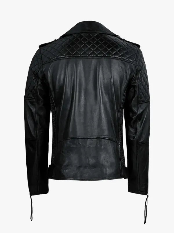 Simba men's leather motorcycle jacket