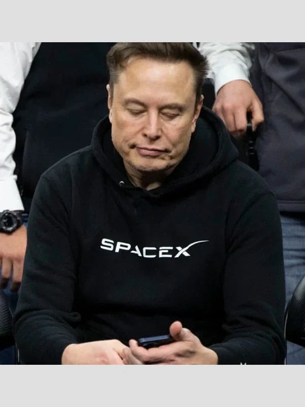 SpaceX Elon Musk Black Hoodie