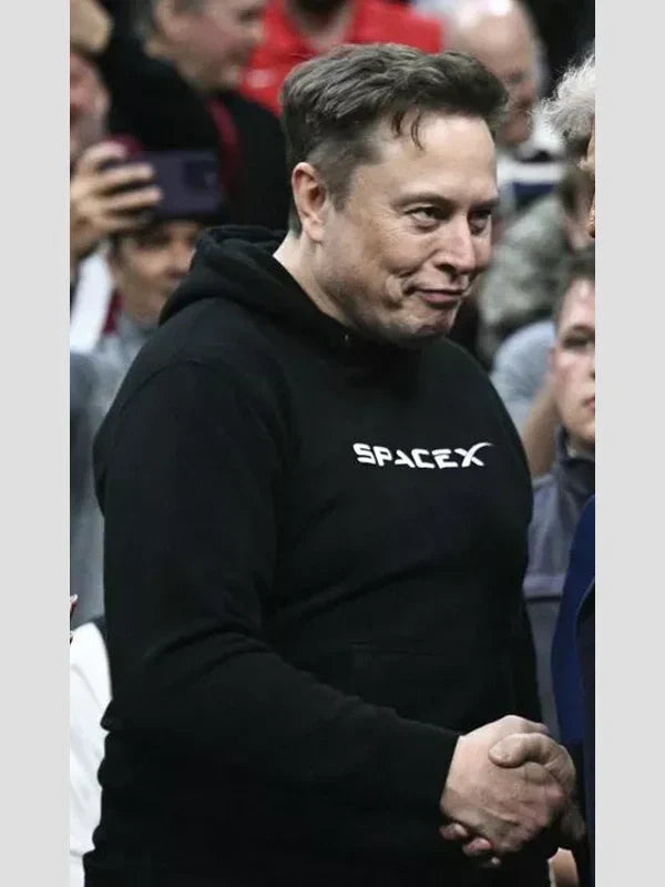 SpaceX Elon Musk Hoodie Black