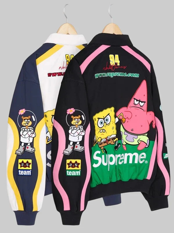 SpongeBob SquarePants x Supreme Jacket Jeff Hamilton