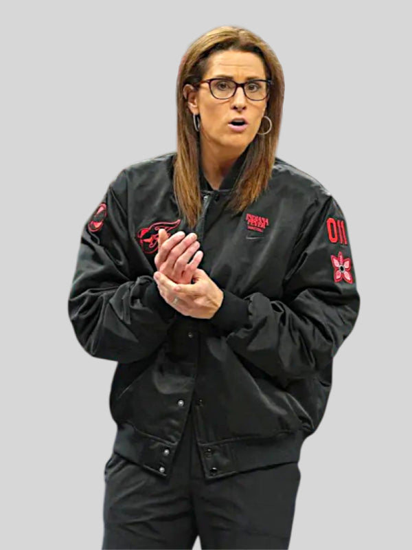 Stephanie White stranger things fever jacket Black