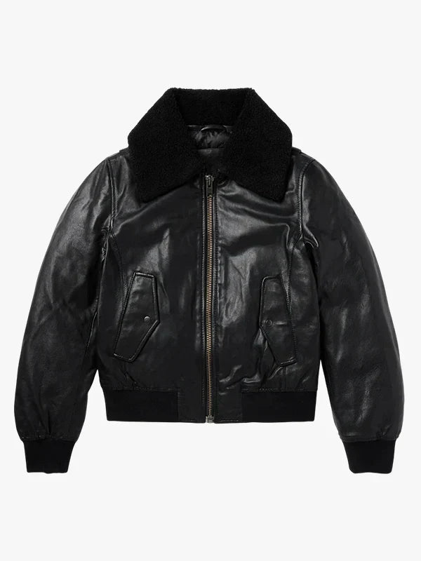 Stetson Leather Bomber Jacket