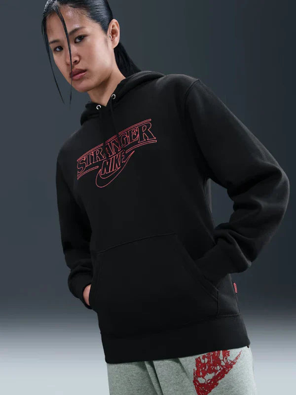 Stranger Things Nike Hoodie Black