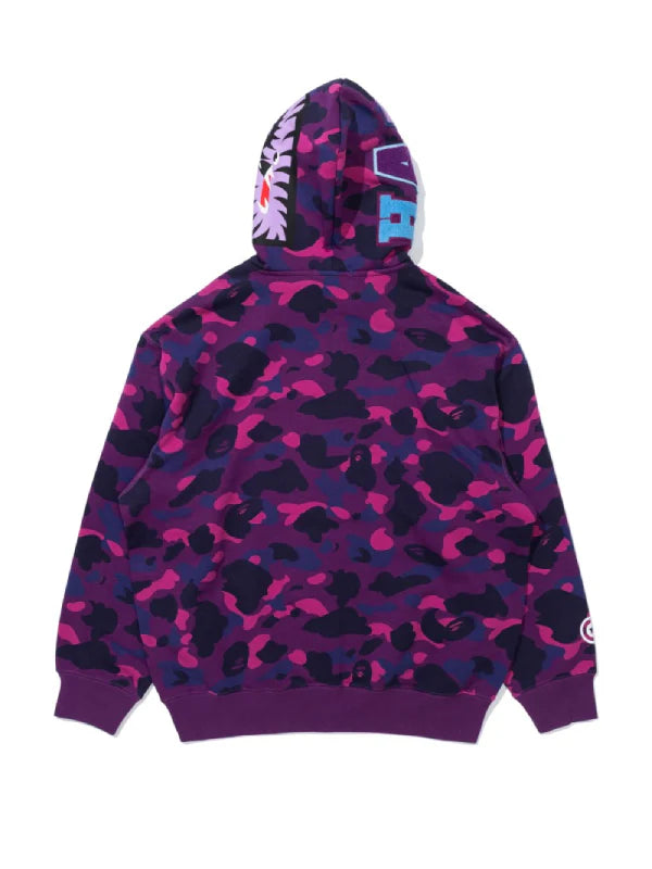 Stray Kids Bape Zip-Up Hoodie Purple