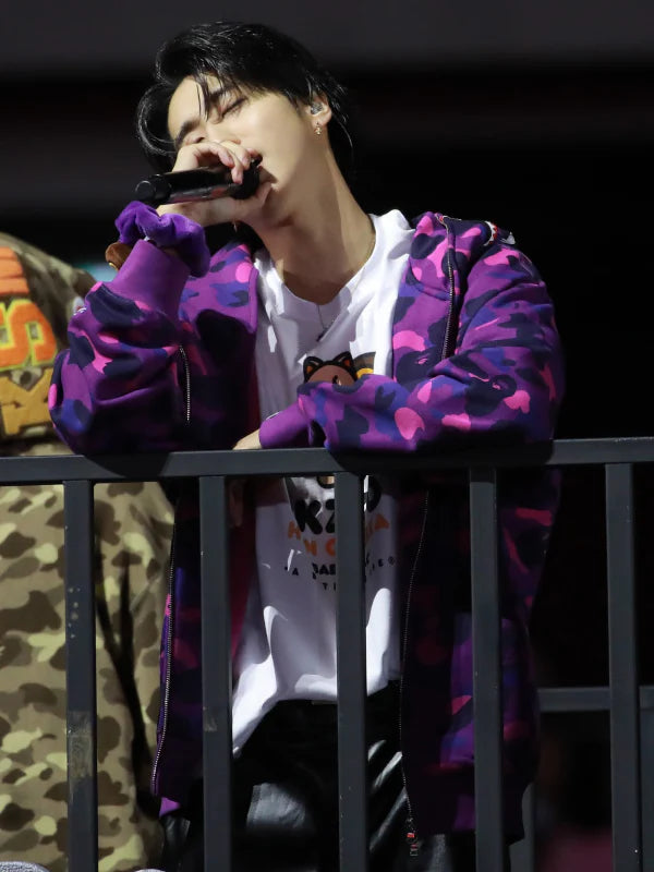 Stray Kids Shark Hoodie Bape