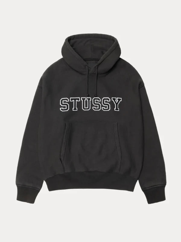 Stussy Applique Hoodie Black