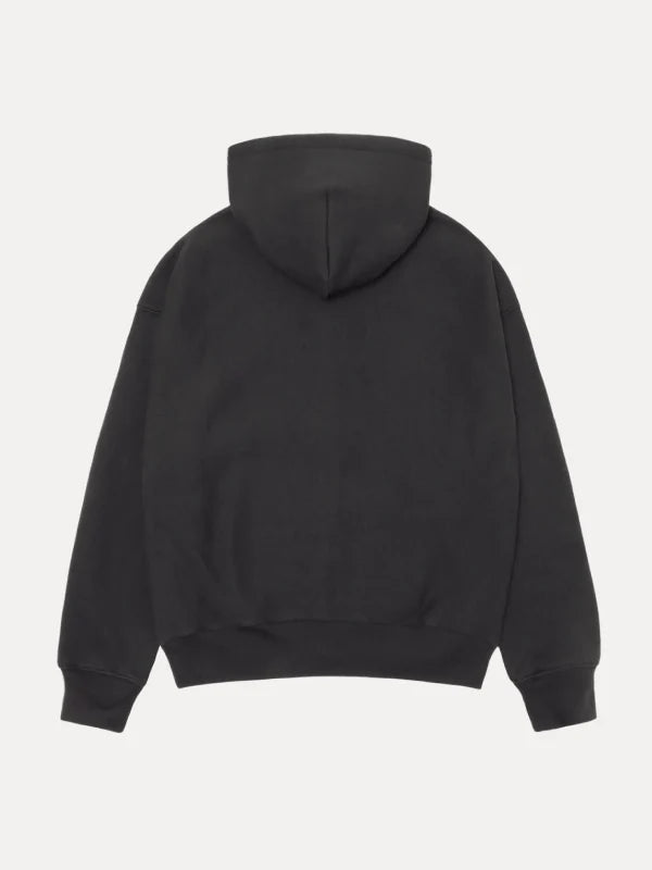 Stussy Felt Applique Hoodie Black
