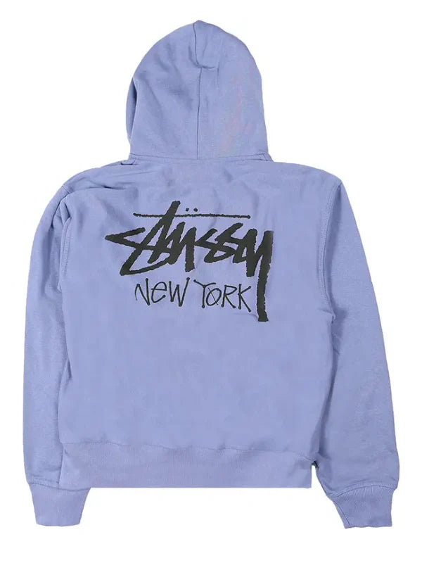 Stussy New York Hoodie Blue