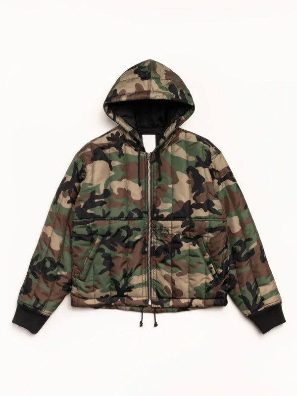 Stussy Quilted Work Jacket Camo