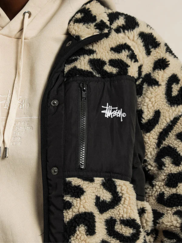 Stussy Ventura Leopard Jacket