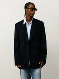 Stussy Wales Bonner Double Breasted Blazer Blue