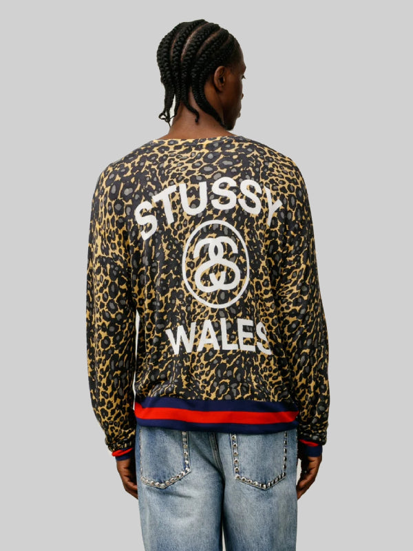 トップス STUSSY WALES BONNER LEOPARD SWEATER Wales Bonner Leopard Sweater – Golden | Sweaters & Knits