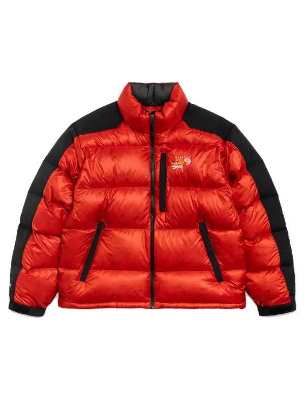 Stussy x Mountain Hardwear Subzero Down Jacket Red