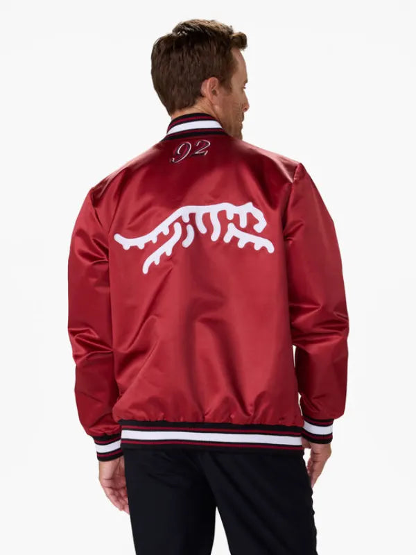 Sun Day Red 92 Starter Varsity Jacket