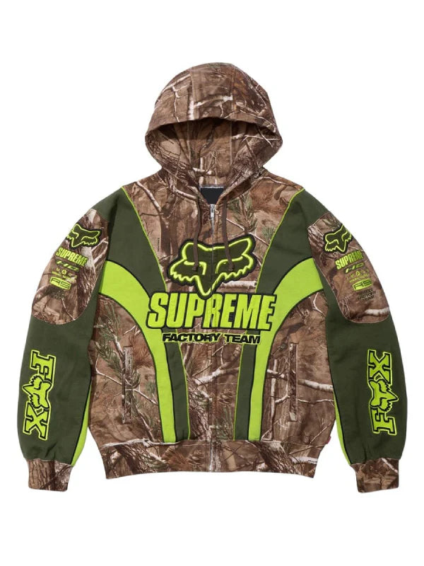 Supreme Fox Racing Camo Hoodie