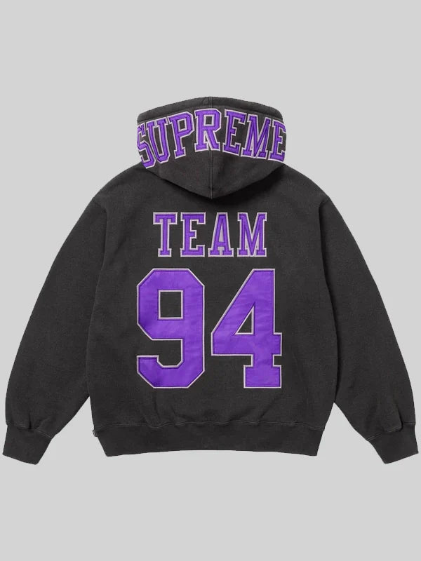 Supreme Team 94 Hooded Sweatshirt Black