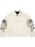Supreme x Y's Yohji Yamamoto Leather Jacket White