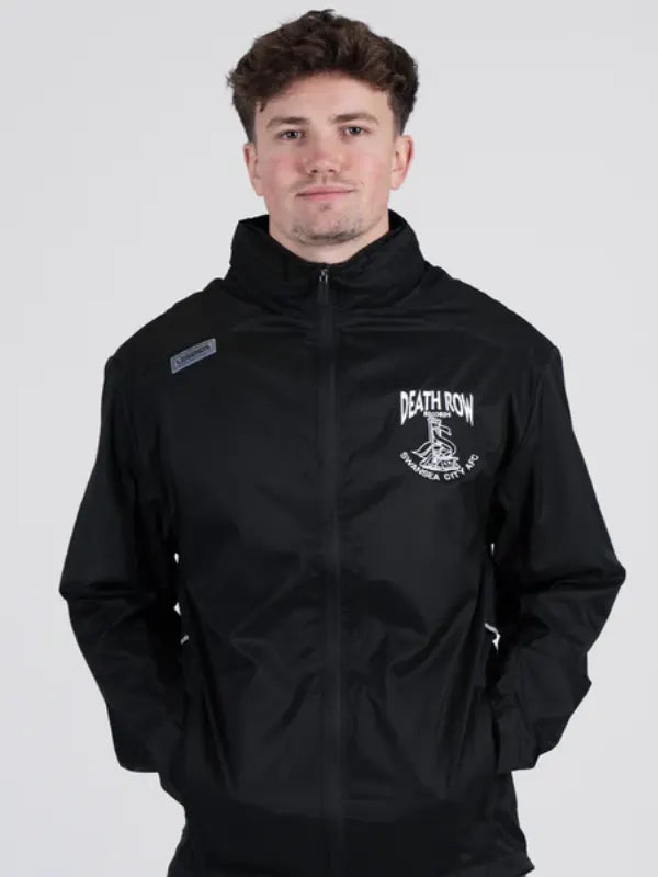 Swansea City x Legends x Death Row Windbreaker Jacket Black