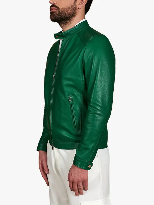 Tab Moto Green Jacket