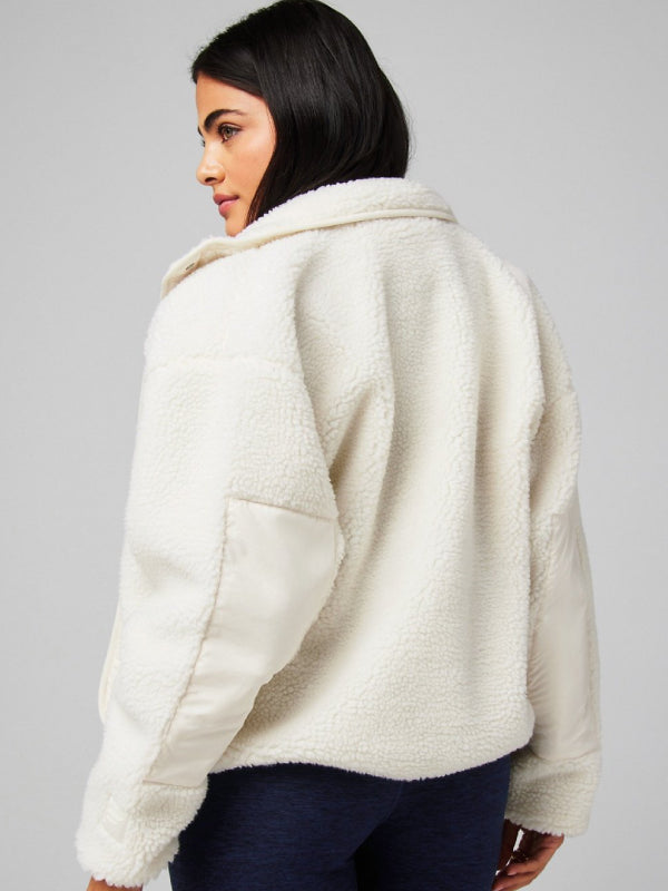 Tahoe Teddy White Jacket 