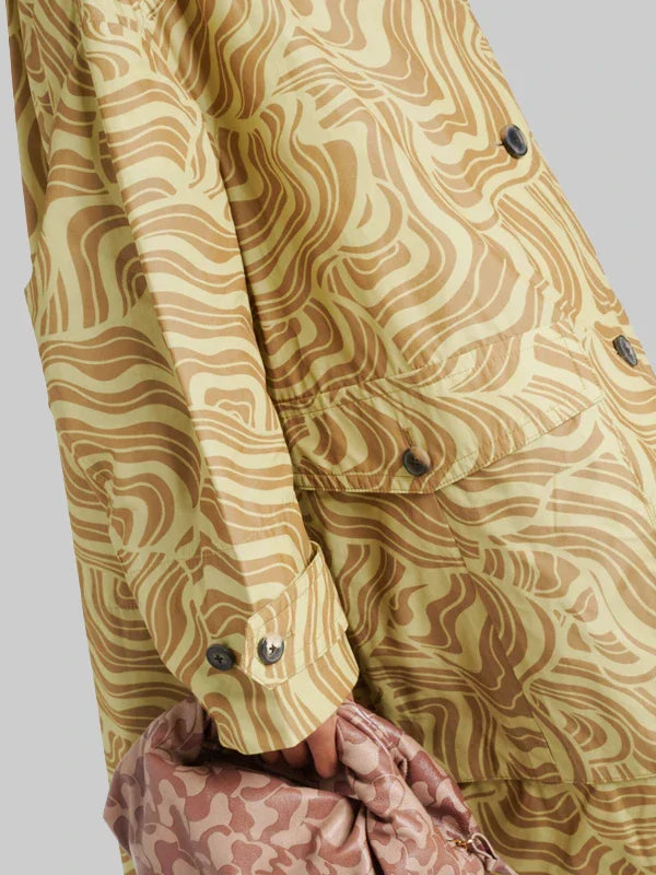 Tamera Tomakili Dries Van Noten Printed Coat