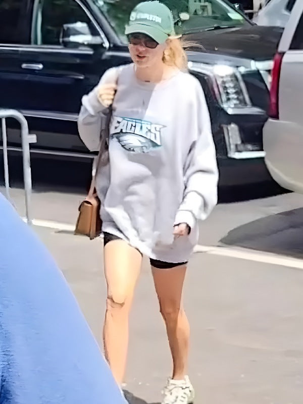 Taylor Swift Philadelphia Eagles Sweatshirt Grey