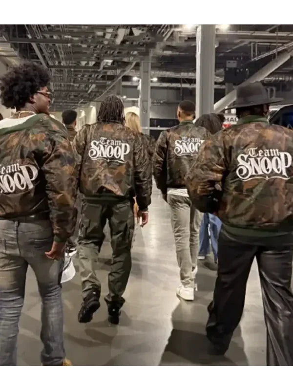 Team Snoop The Voice S28 Camo Bomber Jacket