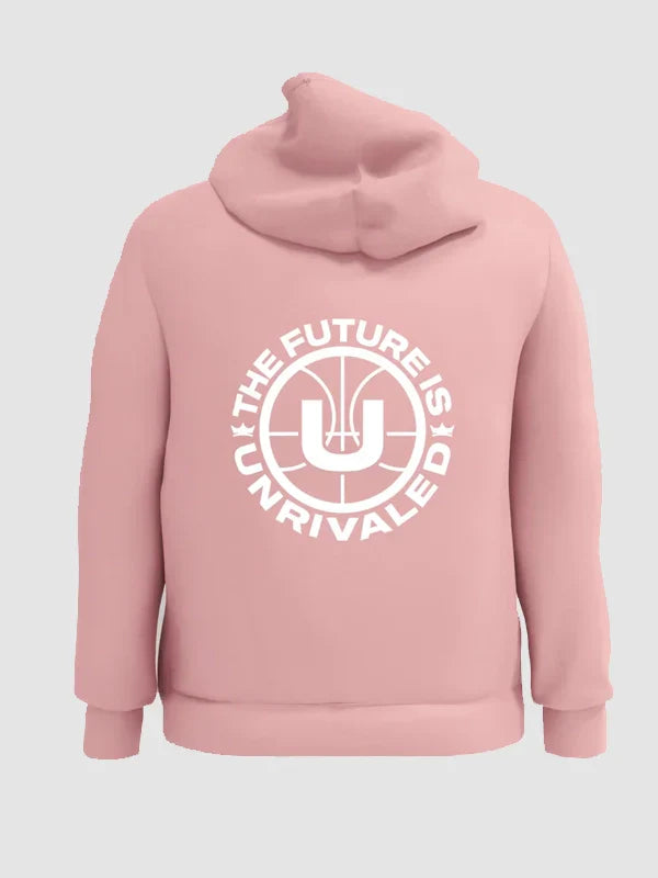 The Future is Unrivaled Graphic Pink Hoodies