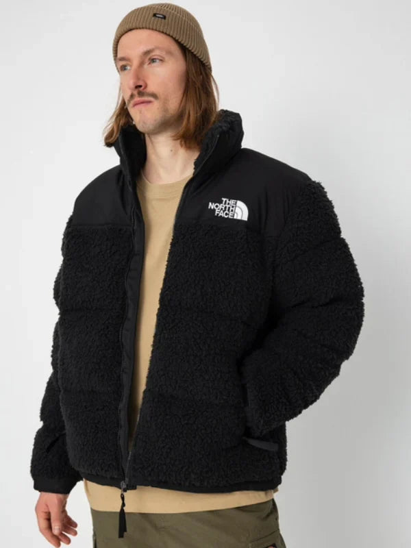 The North Face Nuptse Sherpa Puffer Jacket Black