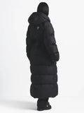 The North Face x Skims Nuptse Wrap Black Puffer Coat