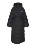 The North Face x Skims Nuptse Wrap Parka Coat Black