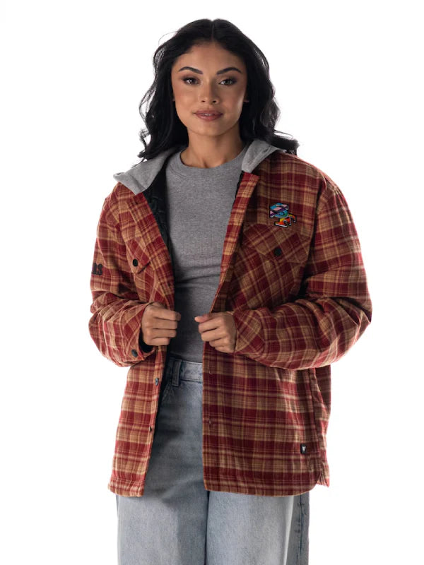 The Wild Collective San Francisco 49ers Pride Flannel Jacket