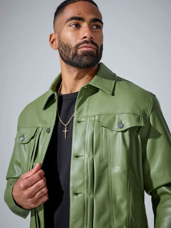 Thriller Trucker Jordan Craig Jacket Red