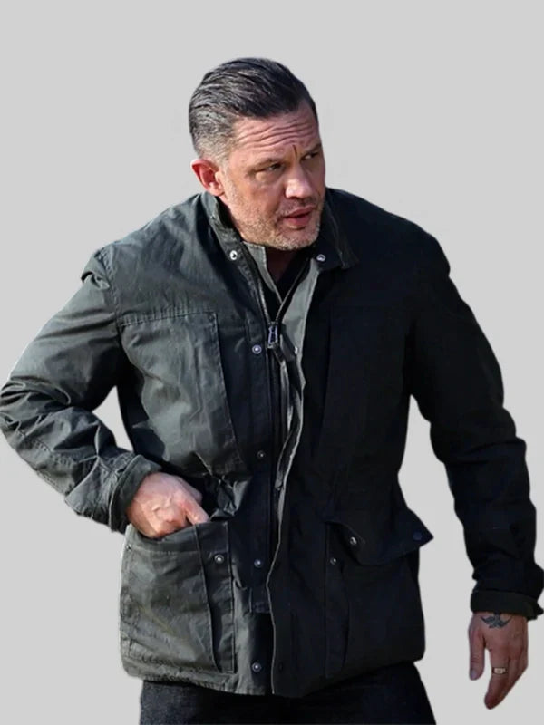 Tom Hardy MobLand Black Jacket