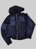 Travis Scott Cactus Jack All Leagues Zip-Up Hoodie Blue