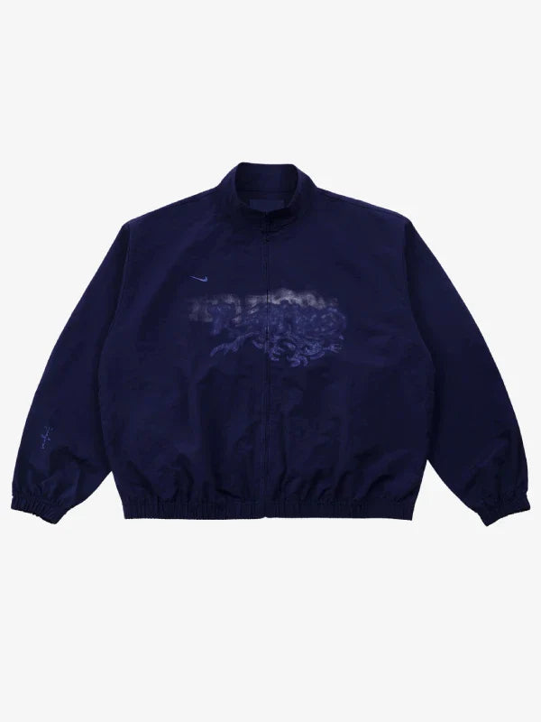 Travis Scott Cactus Jack x Fragment x Nike Tokyo Windbreaker Zip Jacket Blue