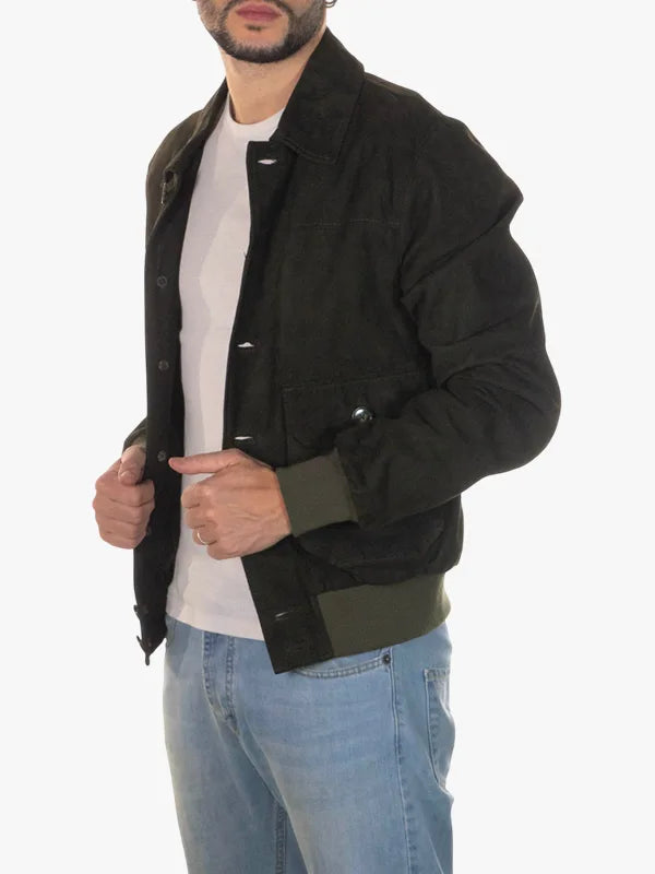 U03 Bomber Shirt Style Jacket For Men