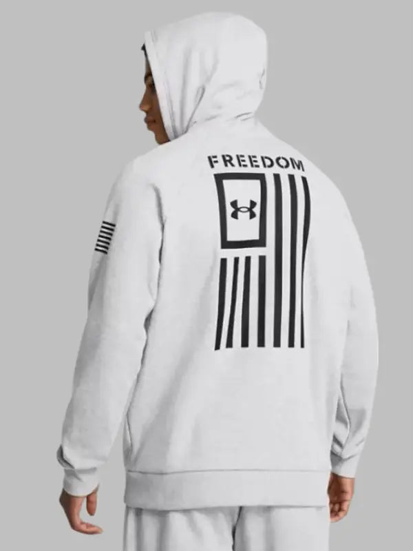 UA Freedom Flag Grey Hoodie