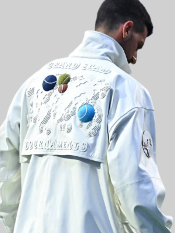 US Open Custom Lacoste Jacket Novak Djokovic
