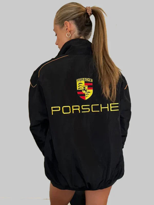 Vintage Porsche Black Jacket