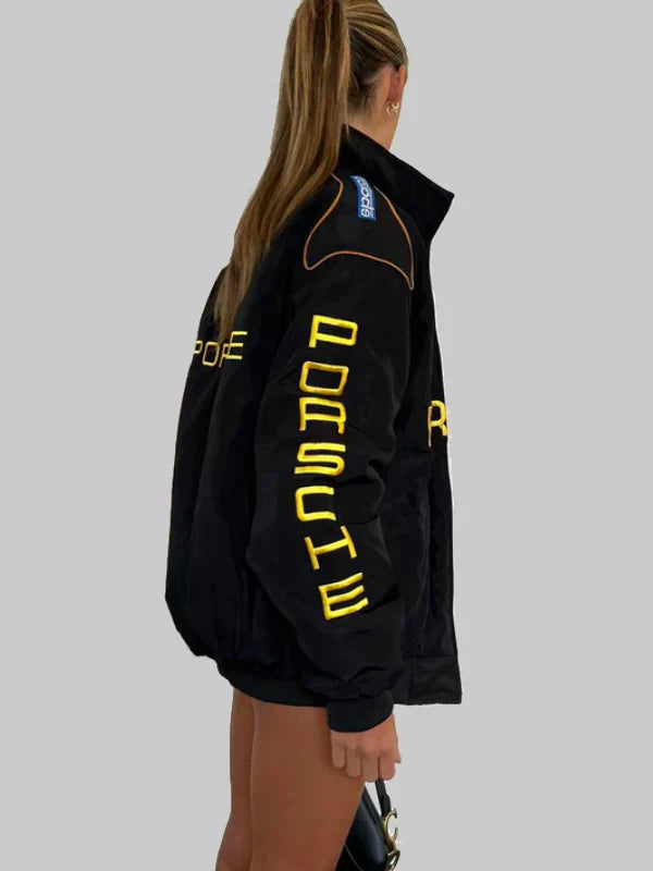 Vintage Porsche F1 Jacket Black