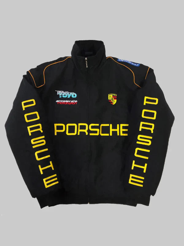 Vintage Porsche Jacket Black