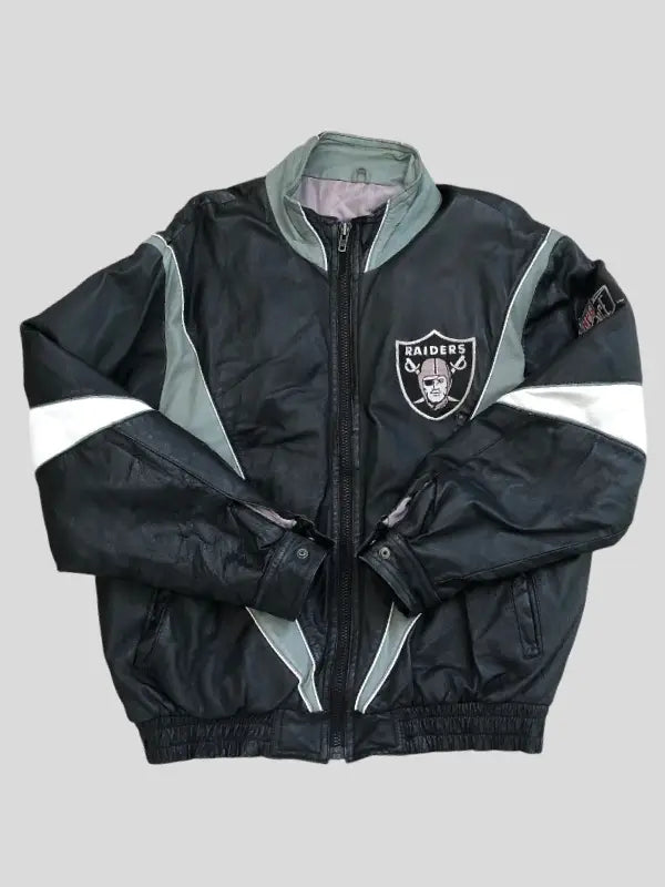 Vintage Raiders Leather Jacket
