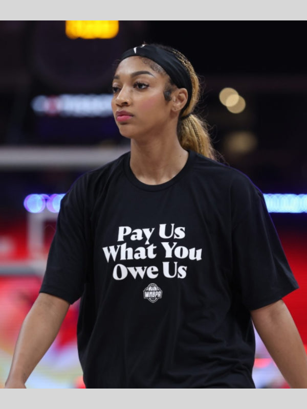 WNBPA Pay Us What You Owe Us Tee Black