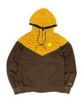 Waffle Nike Hoodie Brown